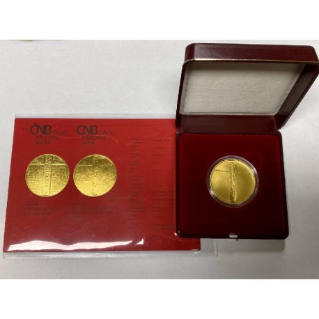 Zlatá mince 1 OZ Jan Hus proof