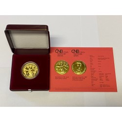 Zlatá mince Kněžna Ludmila PROOF,