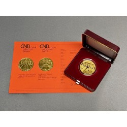Zlatá mince 5000,- Kč Hradec Králové standard