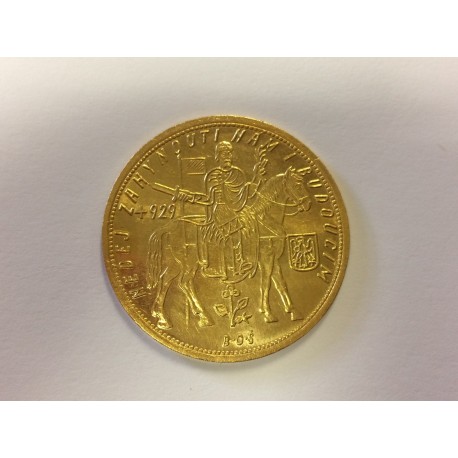 Zlatá mince Svatováclavský 10 Dukát 1934 sbírkový stav !!