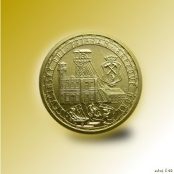 Zlatá mince 2500 Kč Vodní mlýn ve Slupi 2007 Standard