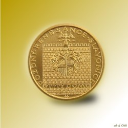 Zlatá mince 2000 Kč Štíty Domů ve Slavonicích Pozdní Renesance 2003 Standard