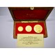 Sada zlatých medailí Velká Morava 1,3,5 dukát, původní etuje, certifikát