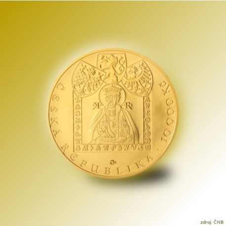 Zlatá mince 10000 Kč Konstantin a Metoděj Příchod věrozvěstů 1oz 2013 Standard