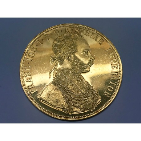 Zlatá investiční mince 4-Dukát Františka Josefa I. 1915 Standard_