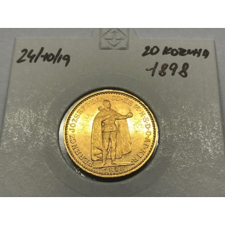 20 koruna 1898 - KB